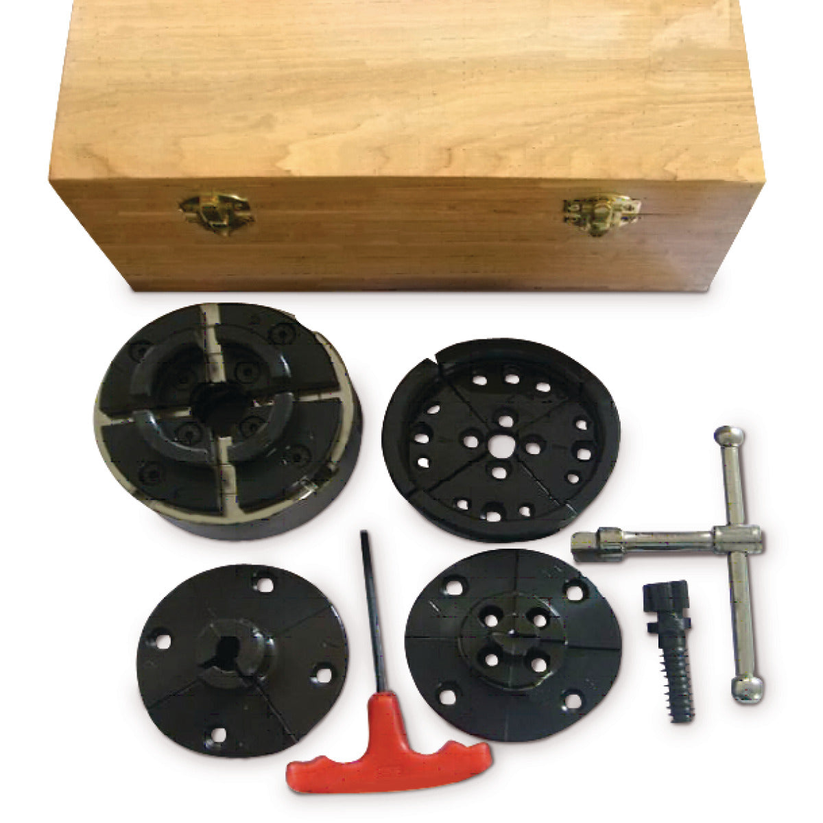 Holzstar Vier-Backenfutter M33 x 3,5, Profi-Set - Art. 5931054