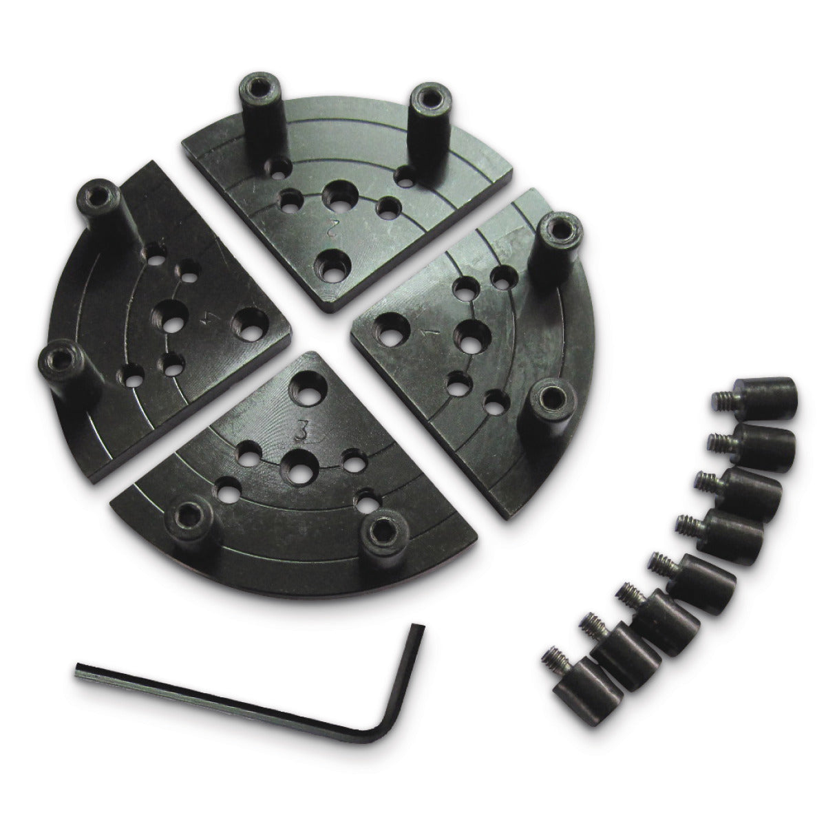 Holzstar Planscheibensegmente für Vier-Backenfutter Profi-Set - Art. 5931055
