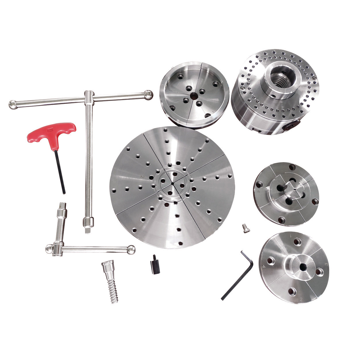 Holzstar Vier-Backenfutter Ø 115 mm Premium-Set - Art. 5931058