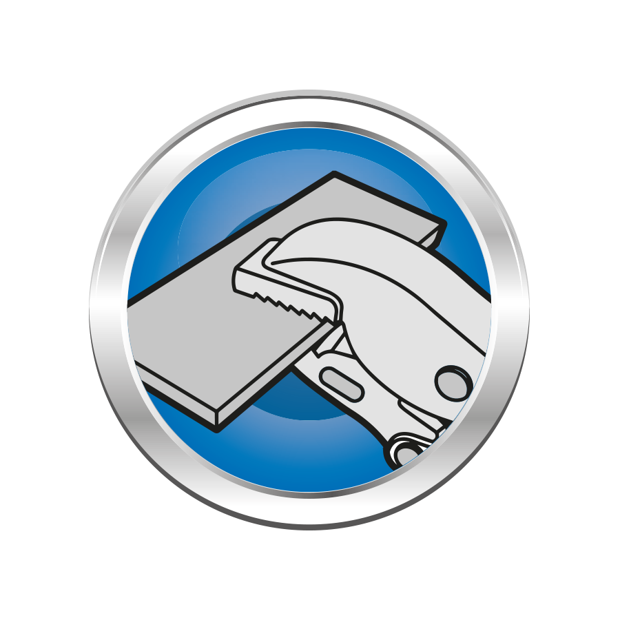 KING TONY Profi-Werkzeuge - Gripzange, V-förmige Backen - 45 mm 601210N