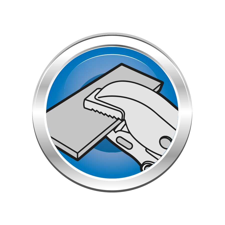 KING TONY Profi-Werkzeuge - Punkt-Gripzange - 254 mm Nickel-finish 603110