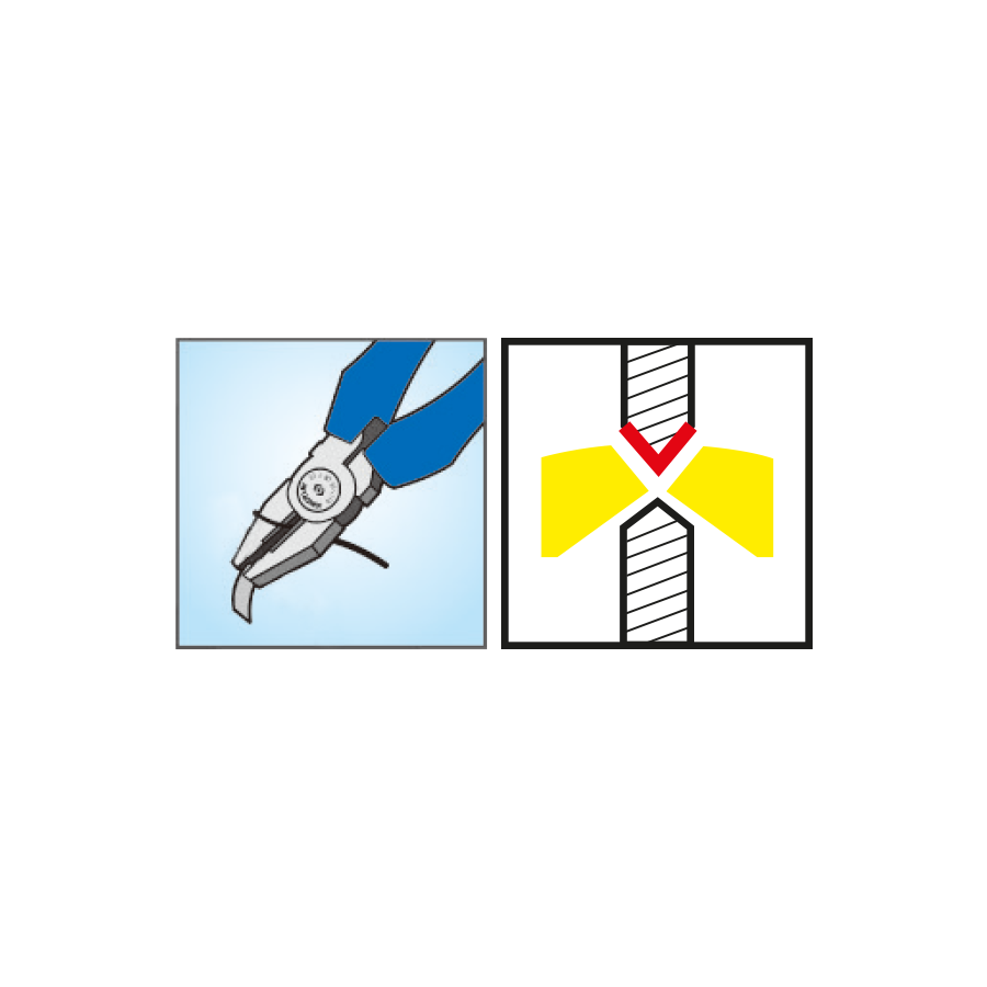 KING TONY Profi-Werkzeuge - Kombizange - 163 mm 611106