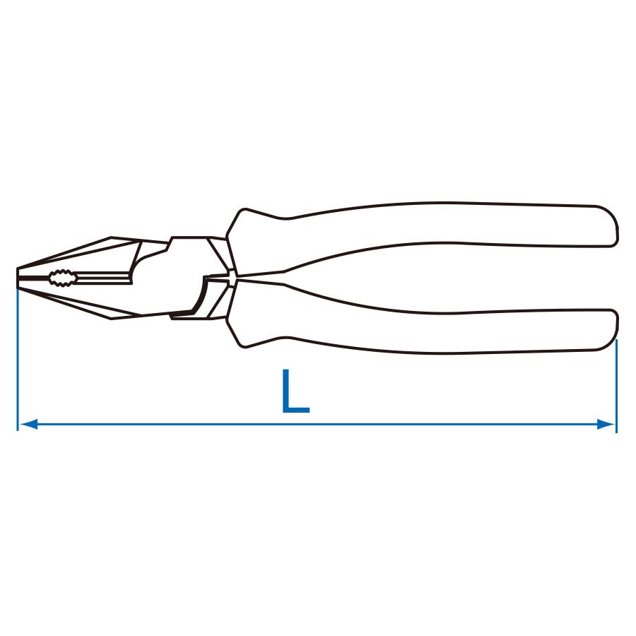 KING TONY Profi-Werkzeuge - Kombizange "Heavy Duty " - 225 mm 611209