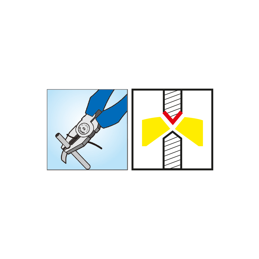 KING TONY Profi-Werkzeuge - Kombizange "Heavy Duty " - 225 mm 611209