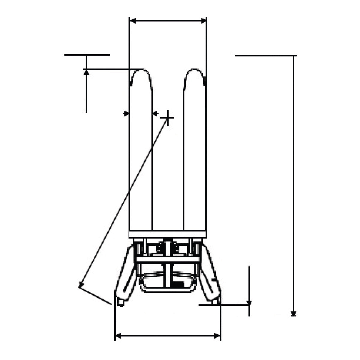 UNICRAFT Gabelhochhubwagen GHHW 1000 – Ausführung 1 SM-6151016