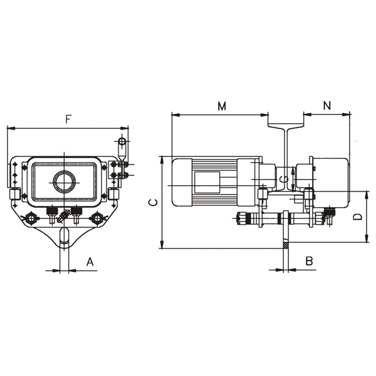 UNICRAFT Elektrofahrwerk EFW 2-1 – Variante 1 SM-6194320