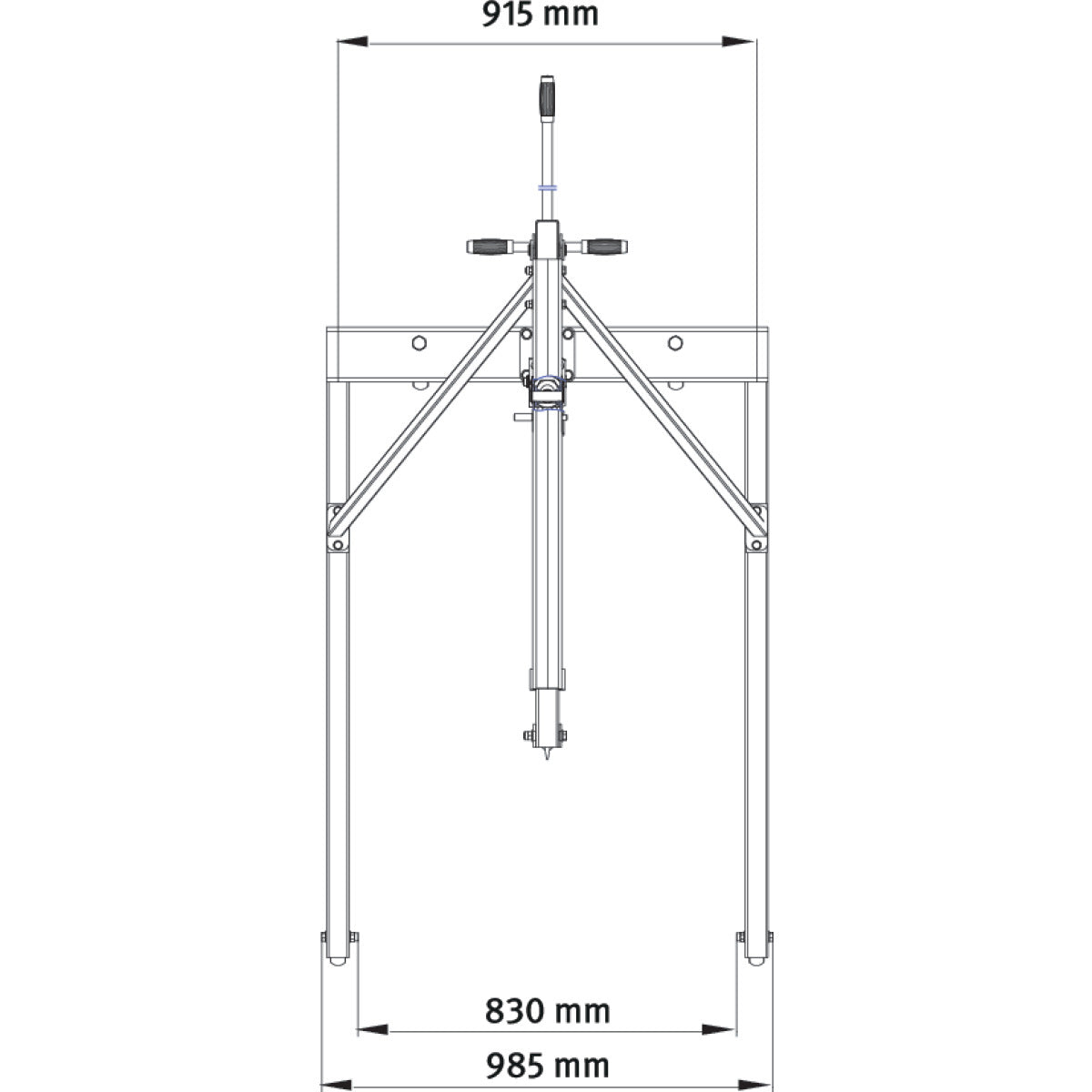 UNICRAFT Werkstattkran WKP 1000 – Modell 1 SM-6201430