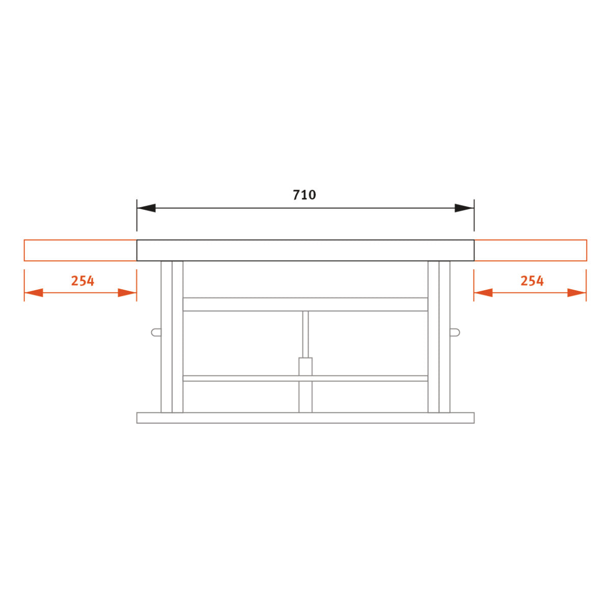 UNICRAFT Motorrad-Hebebühne MHB 680, Version 1 SM-6201506