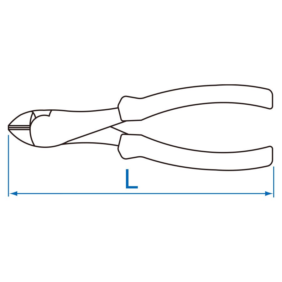 KING TONY Profi-Werkzeuge - Seitenschneider - 185 mm BLI623107