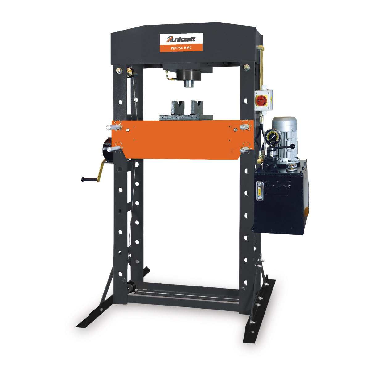 UNICRAFT Elektro-hydraulische Werkstattpresse WPP 50 HMC – Version 1 SM-6301051