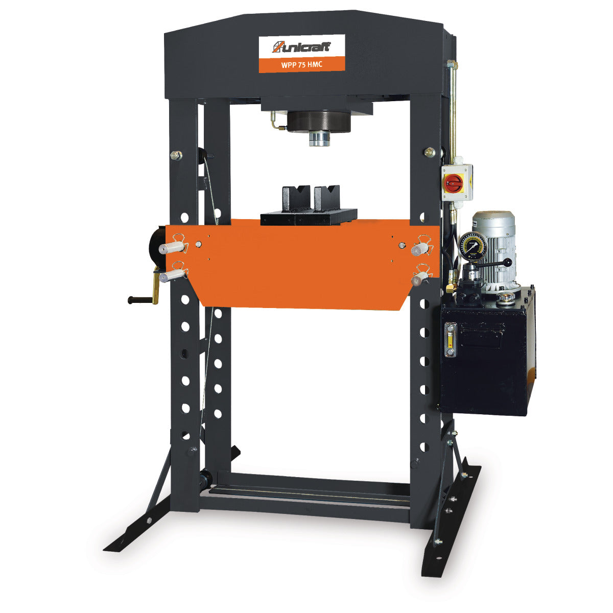 UNICRAFT Elektro-hydraulische Werkstattpresse WPP 75 HMC, Version 1 SM-6301076