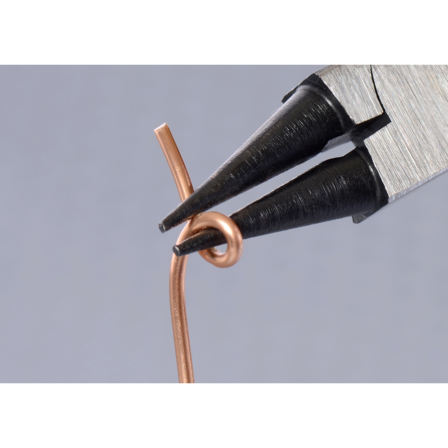 KING TONY Profi-Werkzeuge - Mini-Flachrundzange 128 mm 634705