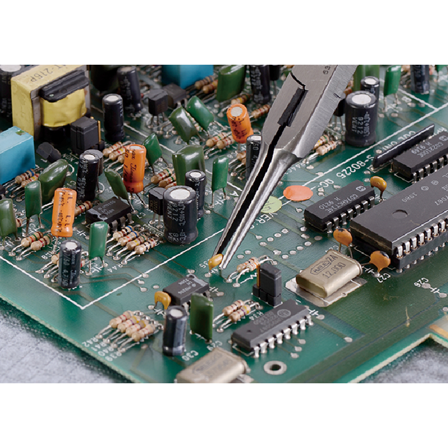 KING TONY Profi-Werkzeuge - Mini-Flachrundzange 154 mm 636706