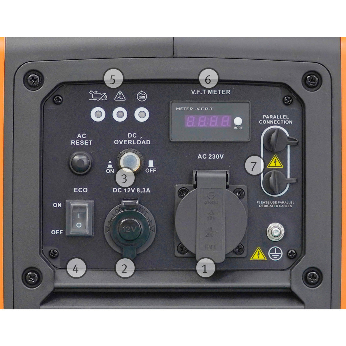 UNICRAFT Inverter-Stromerzeuger  PG-I 21 SR-S – Ausführung 1 SM-6707121