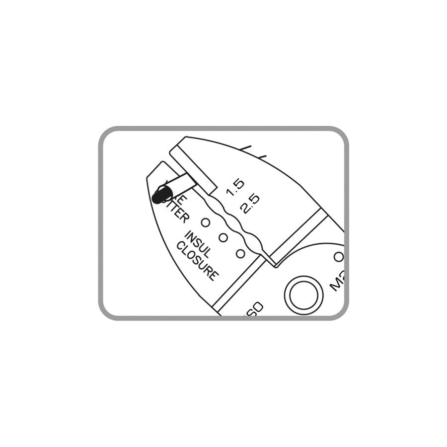 KING TONY Profi-Werkzeuge - Crimpzange, 5 Funktionen 673209