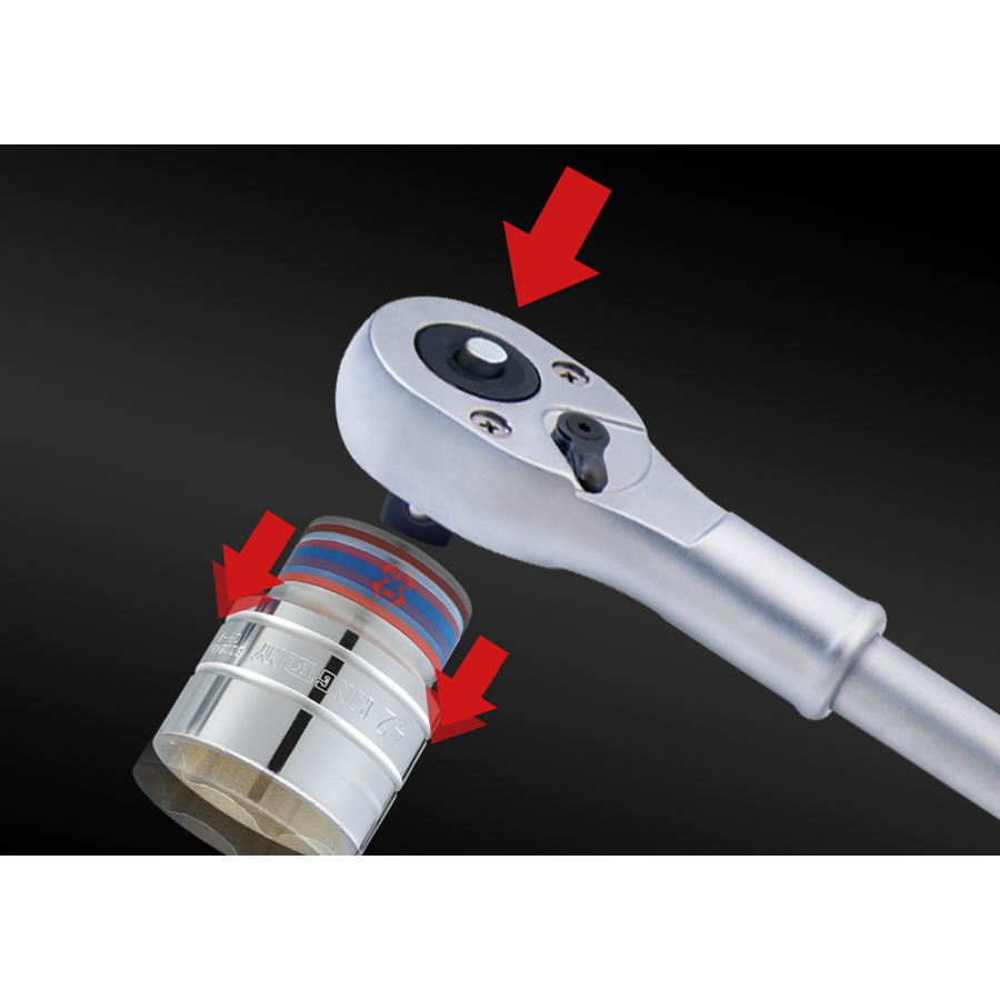 KING TONY Profi-Werkzeuge - Ratsche 3/4" Standard 500 mm 677820FS