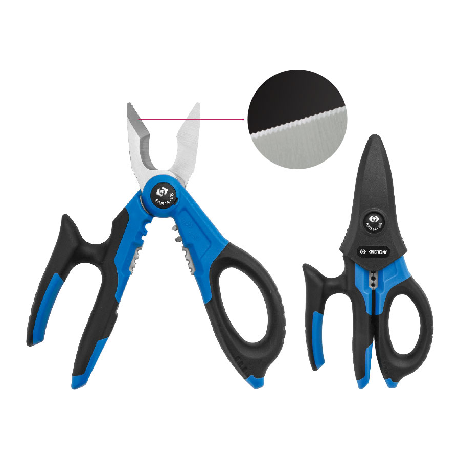 KING TONY Profi-Werkzeuge - Elektriker Schere 6AB1465
