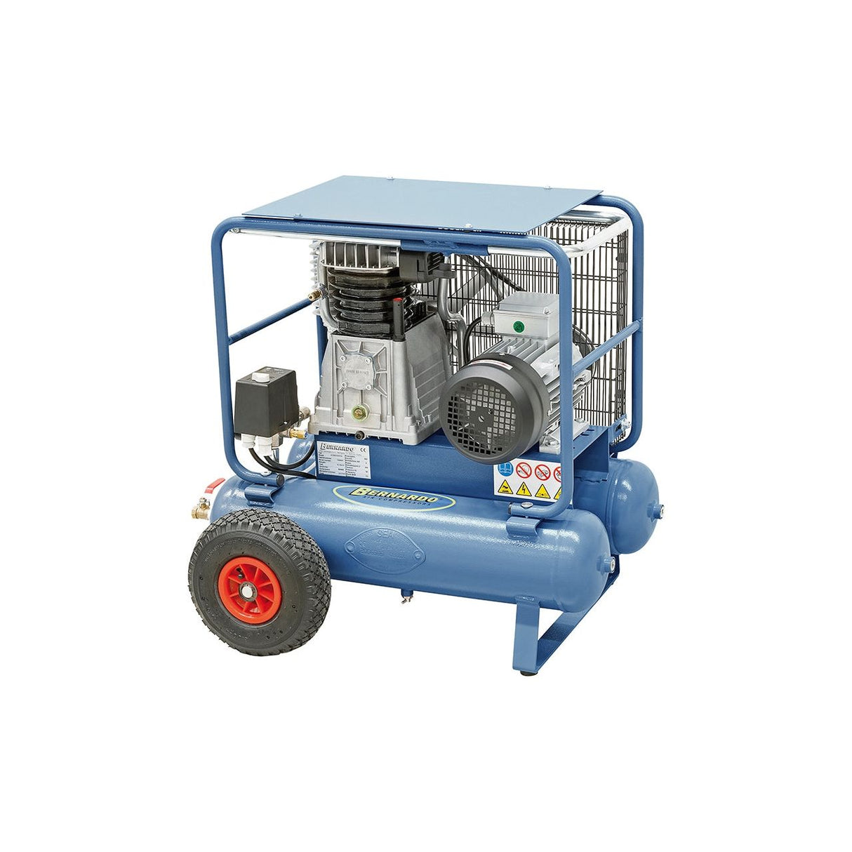 BERNARDO Montagekompressore fahrbar – Modell AC28/DUO/F/D