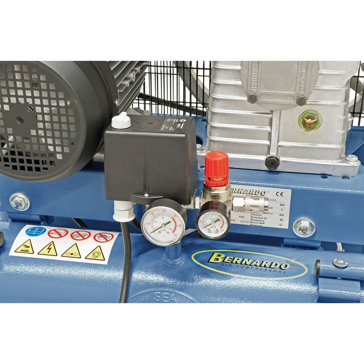 BERNARDO Montagekompressore fahrbar – Modell AC35/DUO/F/D