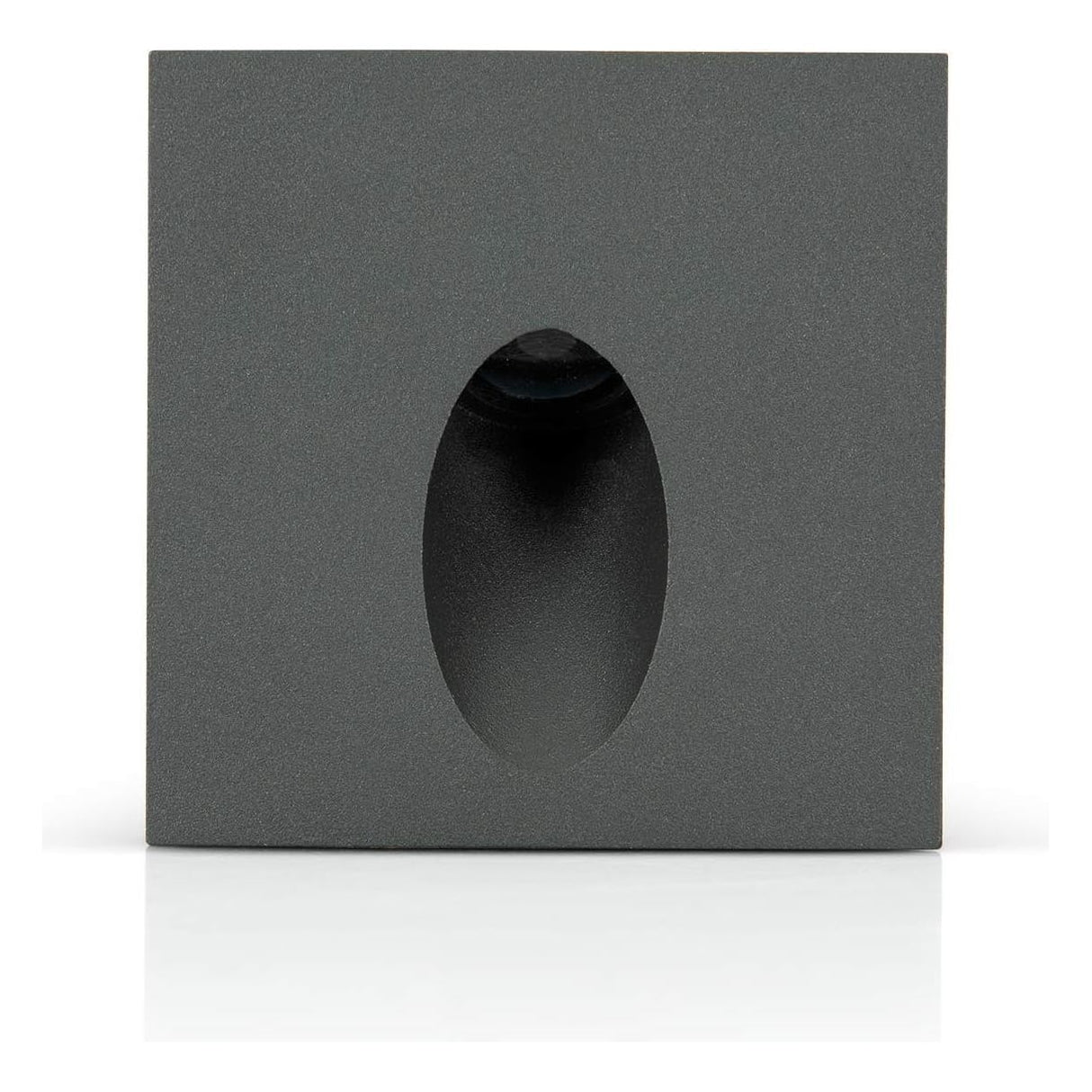 ASLO quadratische 3W Graphit-Wandeinbauleuchte IP65 LED Einbau Orientierungsleuchte für die Wand 4000K