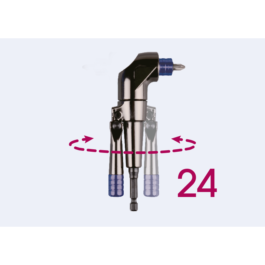 KING TONY Profi-Werkzeuge - 1/4" Adapter für Eckumlenkung 759140