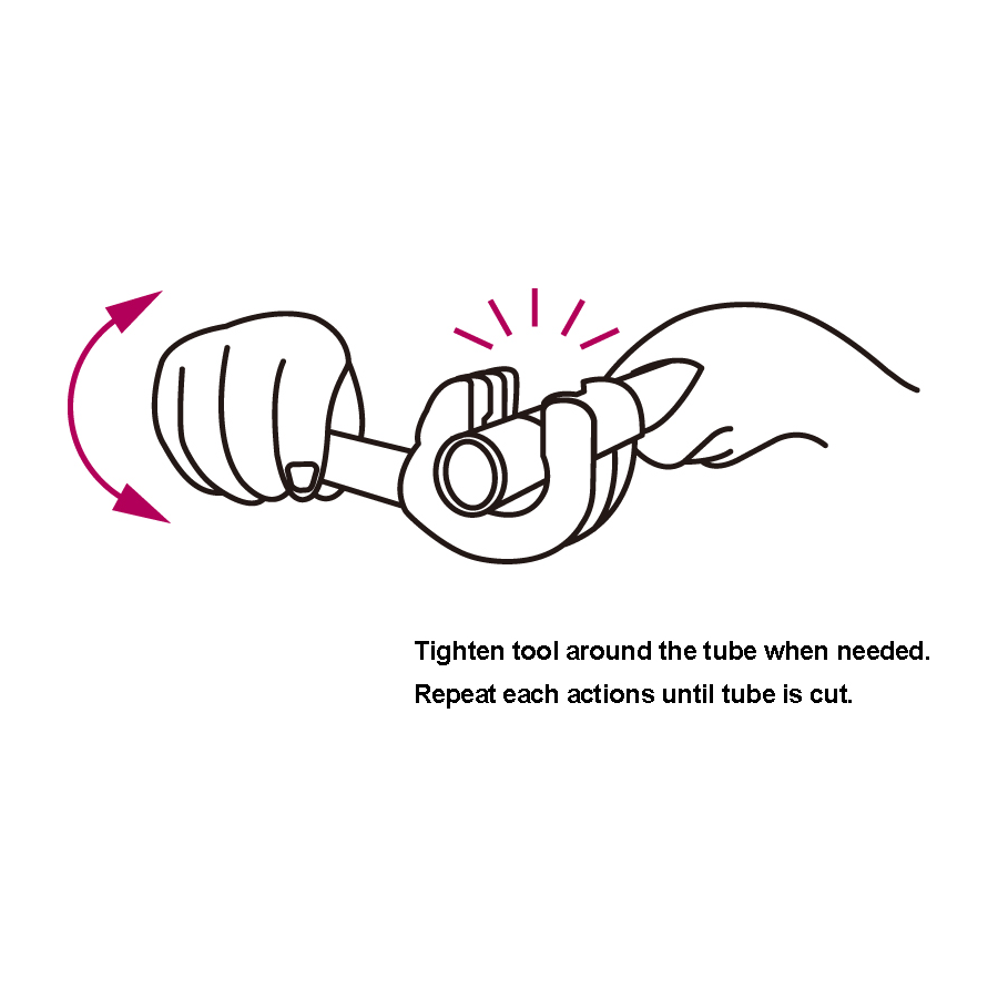 KING TONY Profi-Werkzeuge - Rohrschneider, 360°, Ratschenfunktion - Ø 28-67 mm 791223