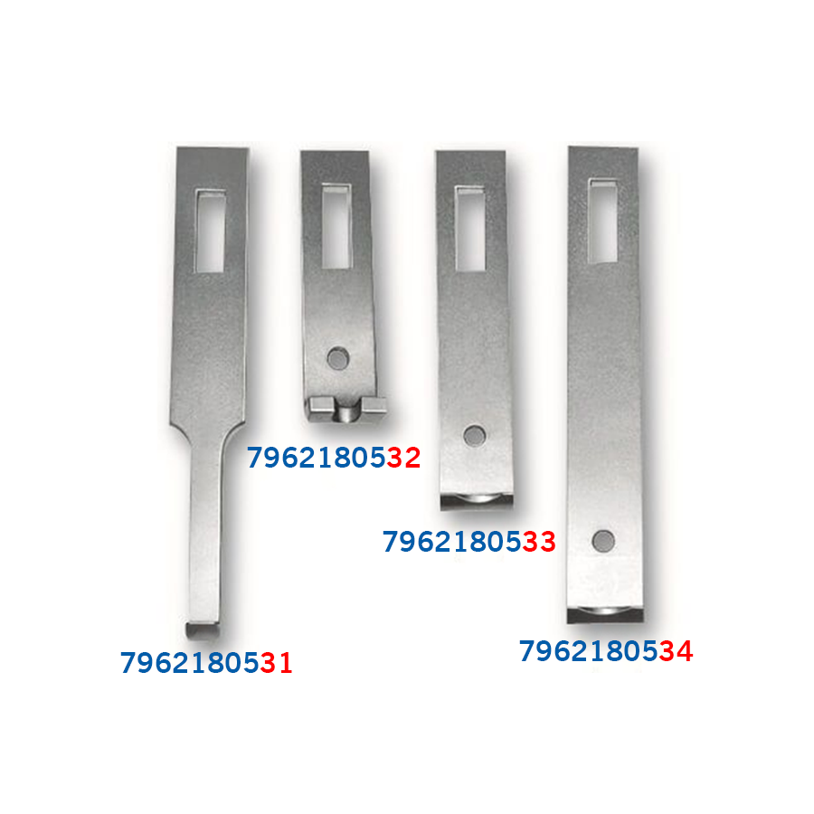 KING TONY Profi-Werkzeuge - Abzieherset, verstellbare Abzugshaken, zusätzliche Klauen, 20-173 mm 79621805C