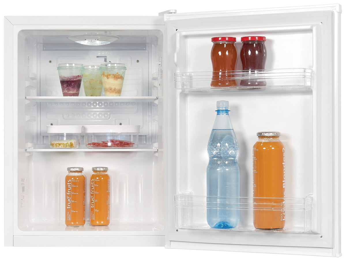 EXQUISIT Kühlschrank KB60-V-090E 52 l weiß – Mini-Kühlschrank mit 41 dB