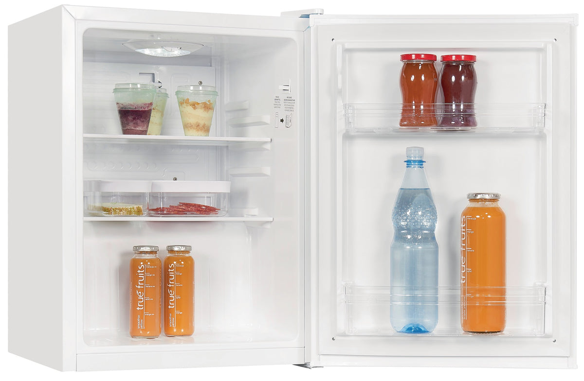 EXQUISIT Kühlschrank KB60-V-090E 52 l weiß – Mini-Kühlschrank mit 41 dB