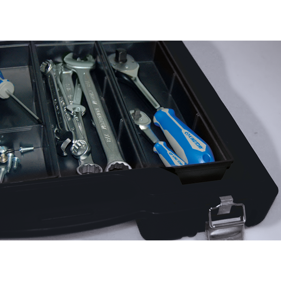 KING TONY Profi-Werkzeuge - Leerer Kasten: 422 x 372 x 92 mm - # 9 820011K