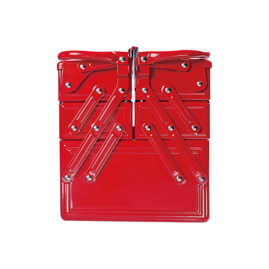 KING TONY Profi-Werkzeuge - Metall-Werkzeugkiste 530x220x260 87408