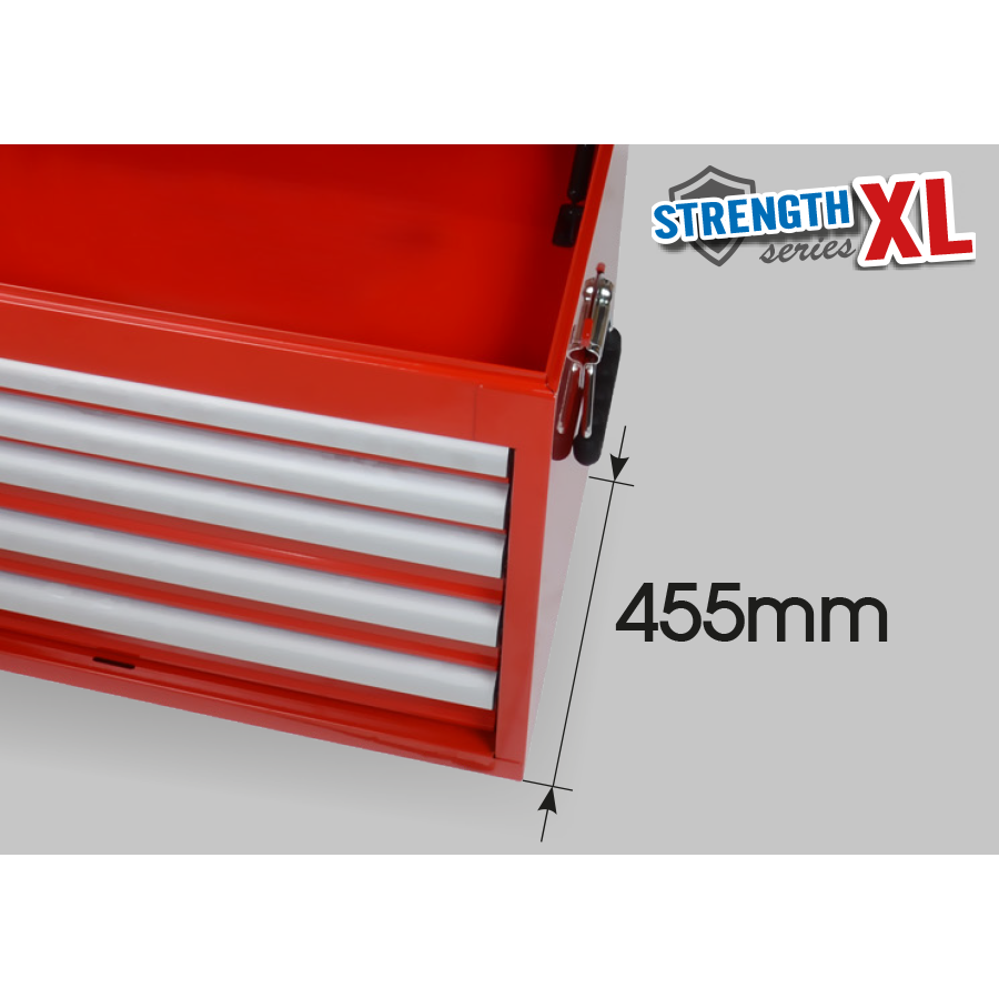 KING TONY Profi-Werkzeuge - Tragbarer Werkzeugkasten, 5 Schubladen 874195B