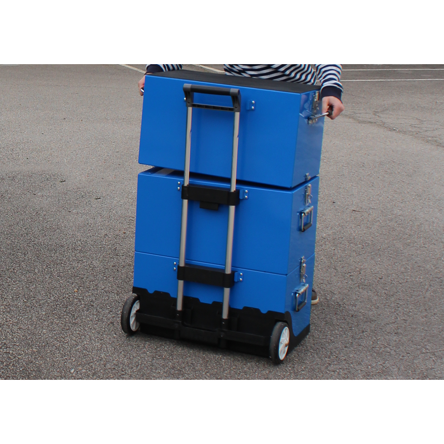 KING TONY Profi-Werkzeuge - Techniker-Werkzeugwagen auf Rollen - 6 Schubfächer 874516BA