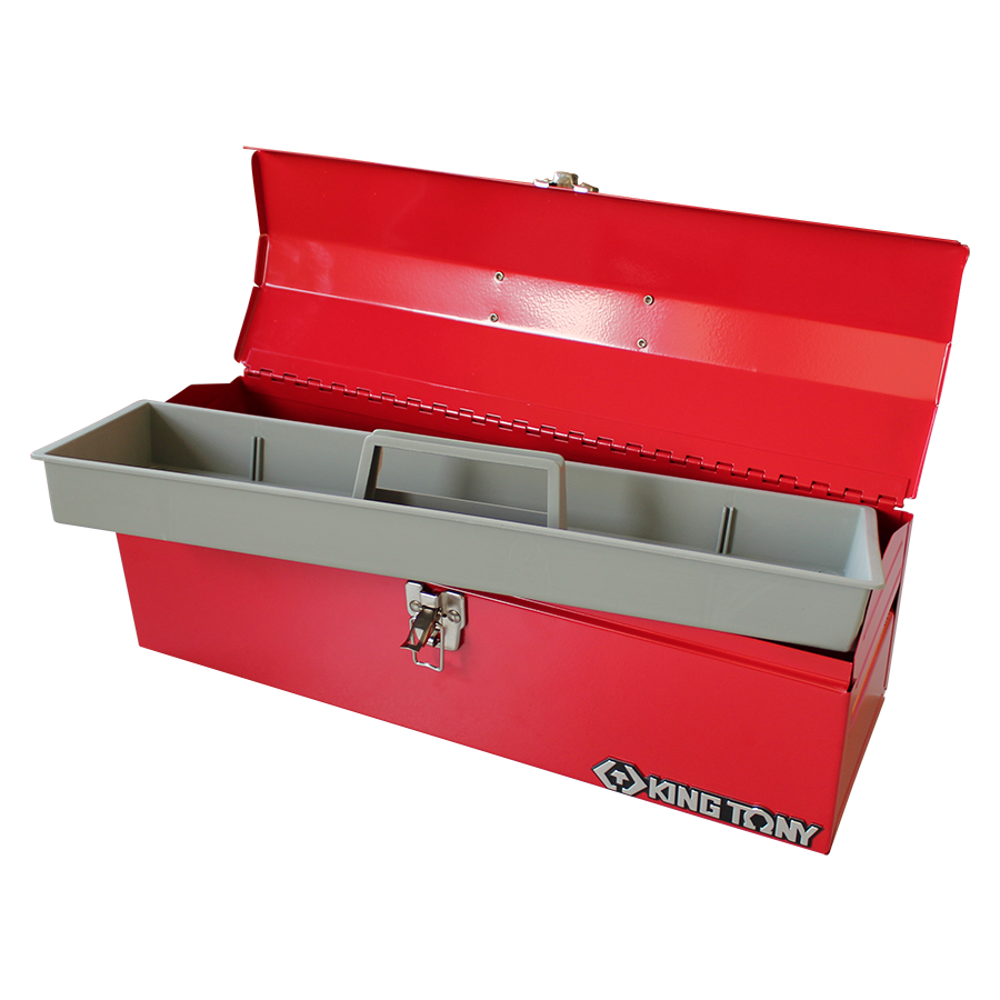 KING TONY Profi-Werkzeuge - Metall-Werkzeugkiste - Fach mit Tablett 87A03AUS