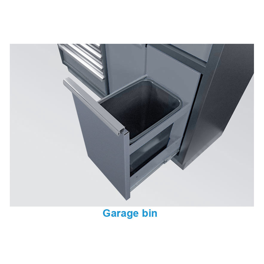 KING TONY Profi-Werkzeuge - Werkstatteinrichtung, Werkstatt Schrankwand, Werkbank - Farbe Schwarz-Grau 87D11AKGV