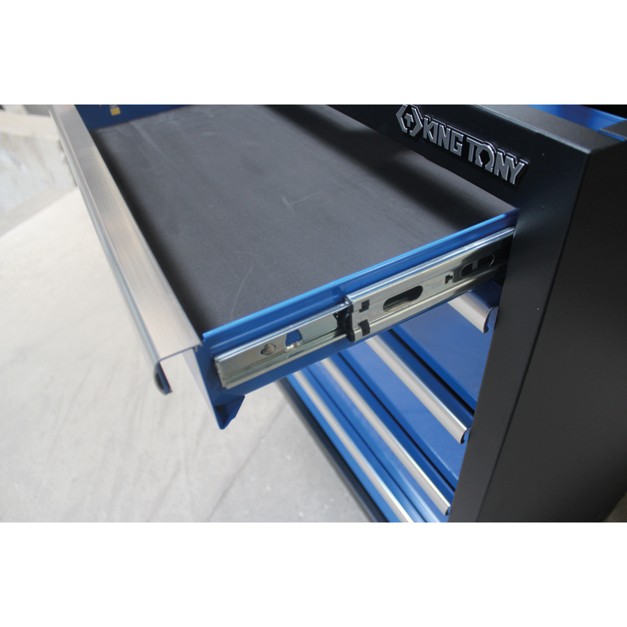 KING TONY Profi-Werkzeuge - Niedriges Möbel 5 Schubladen - Schwarz-Blau 87D1105AKB