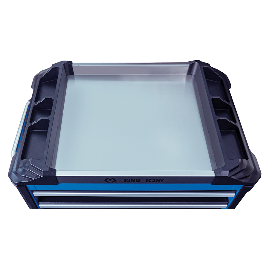 KING TONY Profi-Werkzeuge - Werkzeugwagen mit 8 Schubladen SQUAD 87SQ318BABK