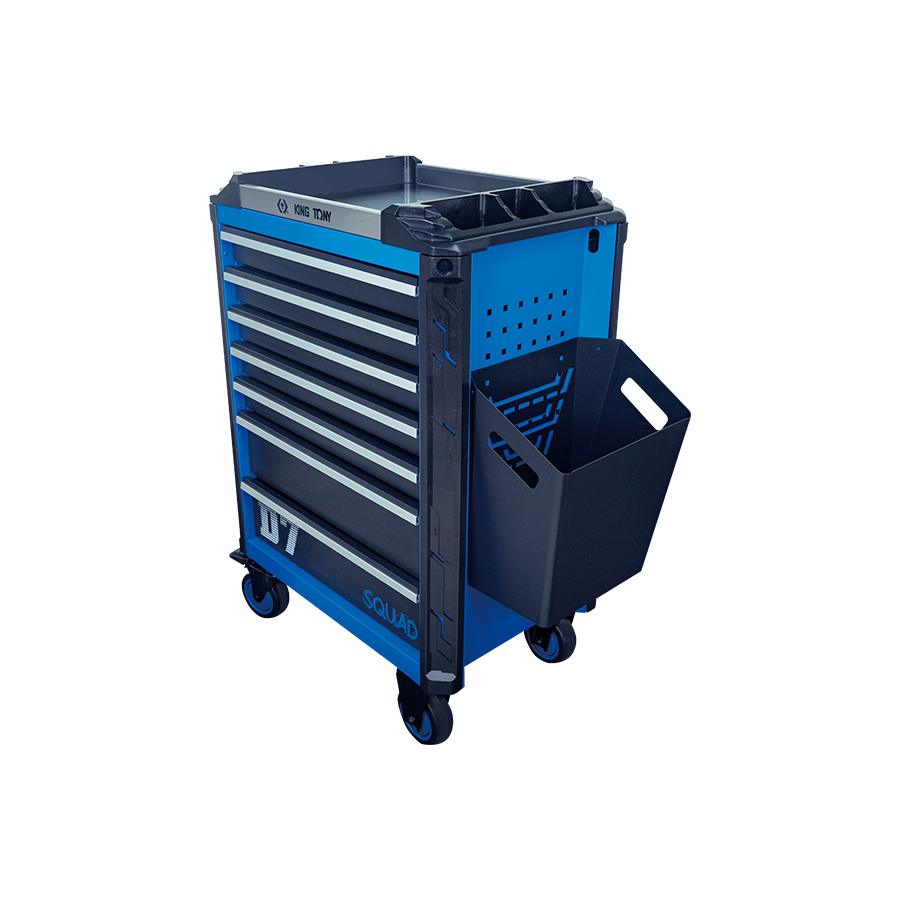 KING TONY Profi-Werkzeuge - Mülltonne 25L für Werkstattwagen SQUAD 87SQ342A