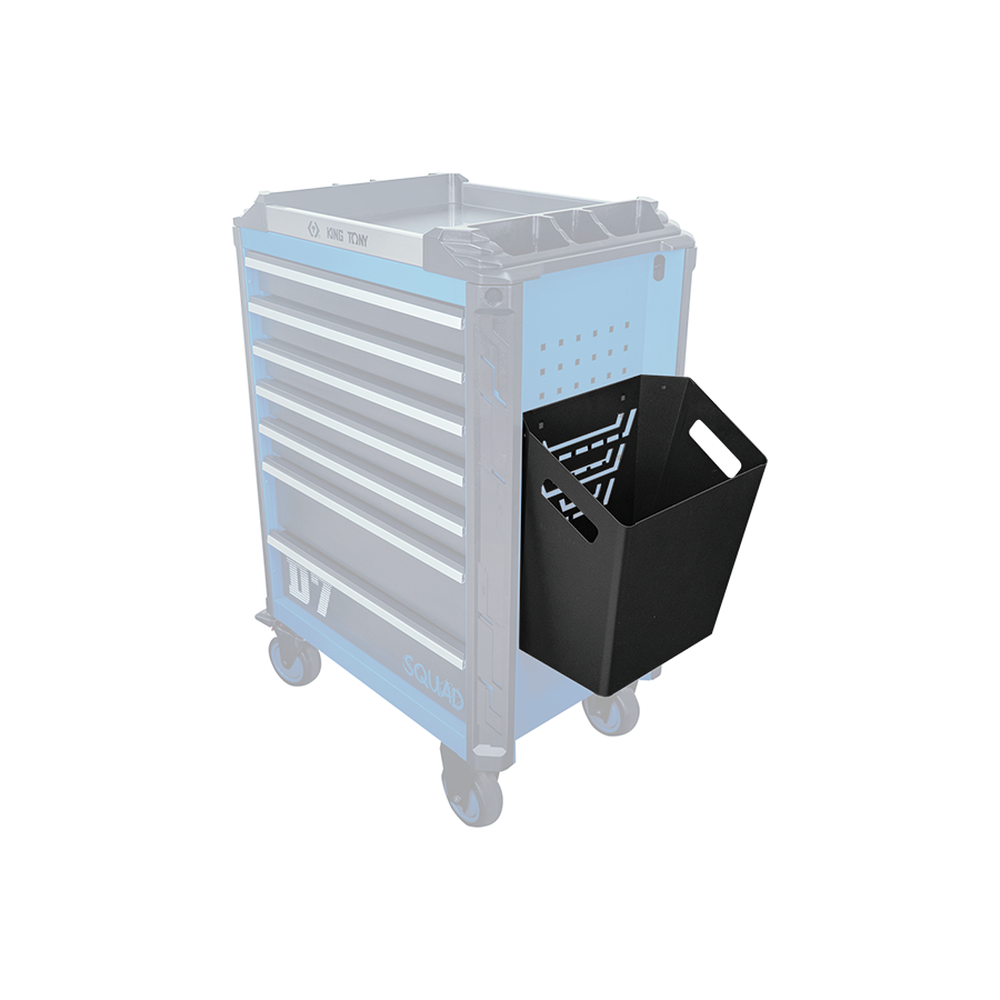 KING TONY Profi-Werkzeuge - Mülltonne 25L für Werkstattwagen SQUAD 87SQ342A