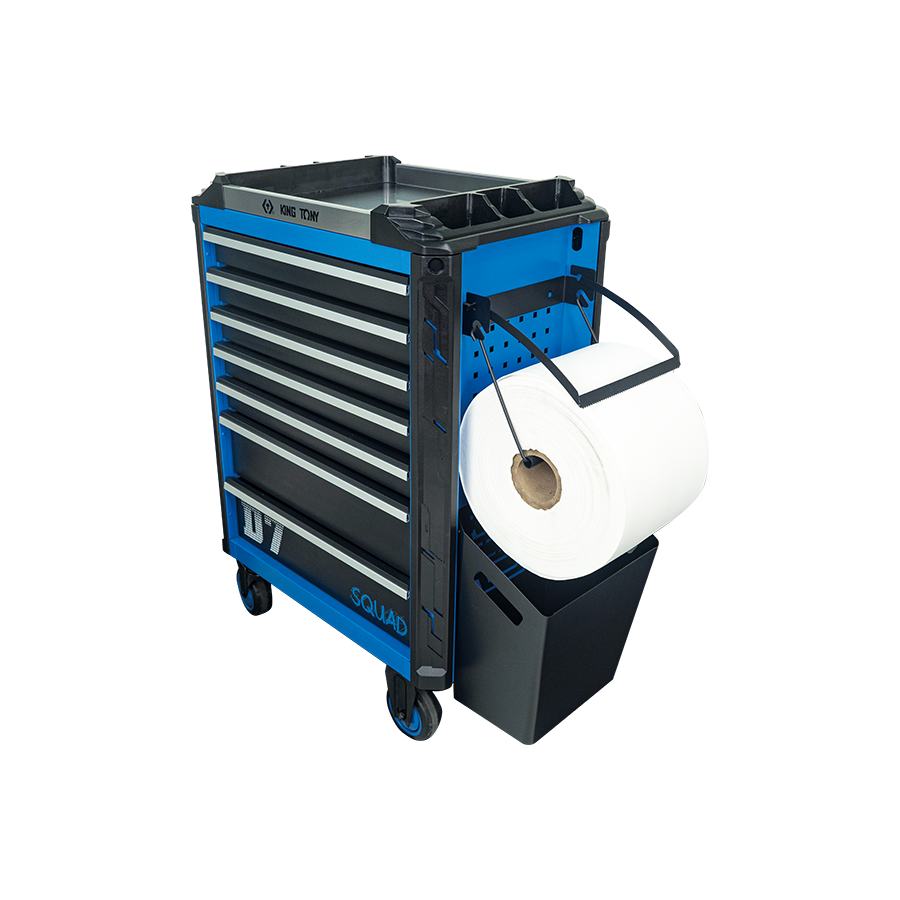 KING TONY Profi-Werkzeuge - Mülltonne 25L für Werkstattwagen SQUAD 87SQ342A