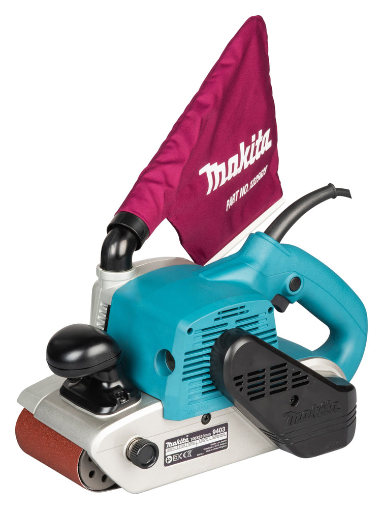 Makita Bandschleifer | 1.200 W Motor & 500 m/min Bandgeschwindigkeit - 9403J