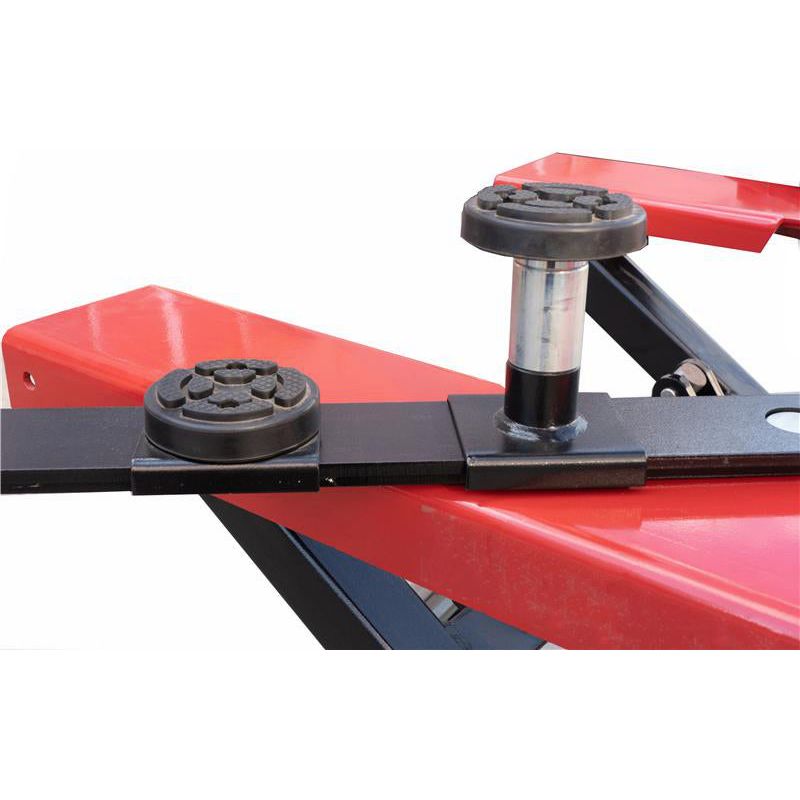 KROFtools robuste 3t KFZ Mobile Scherenhebebühne 11cm flach, 3000kg Mobile Hebebühne, verstelbare Arme - 9830