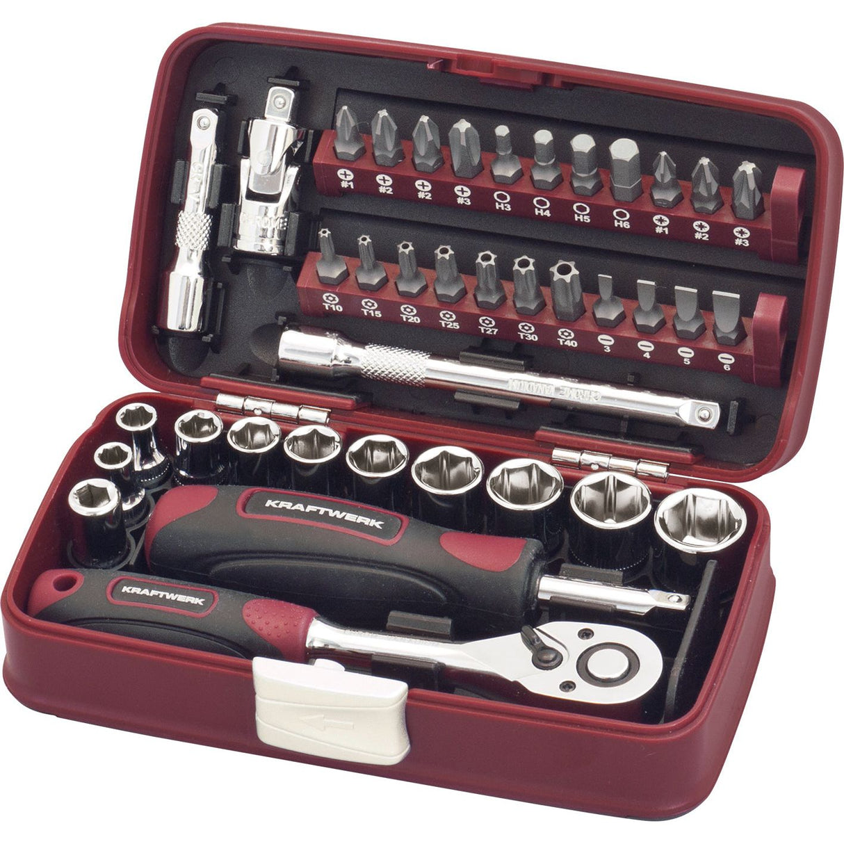 Kraftwerk PRO LINE 38-t. Steckschlüsselsatz 1/4"