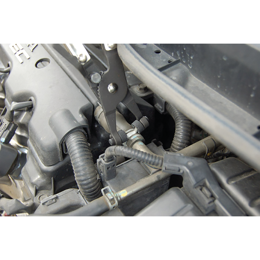 KING TONY Profi-Werkzeuge - Gerade Zange, quergeteilte Backen, selbstspannende Schlauchklemmen 9AA13