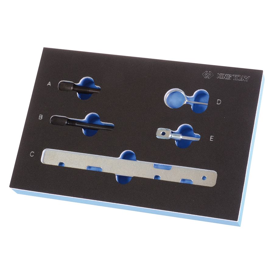 KING TONY Profi-Werkzeuge - Steuerzeiten-Einstellset für Benzinmotoren VOLVO MAZDA FORD 9AT1005