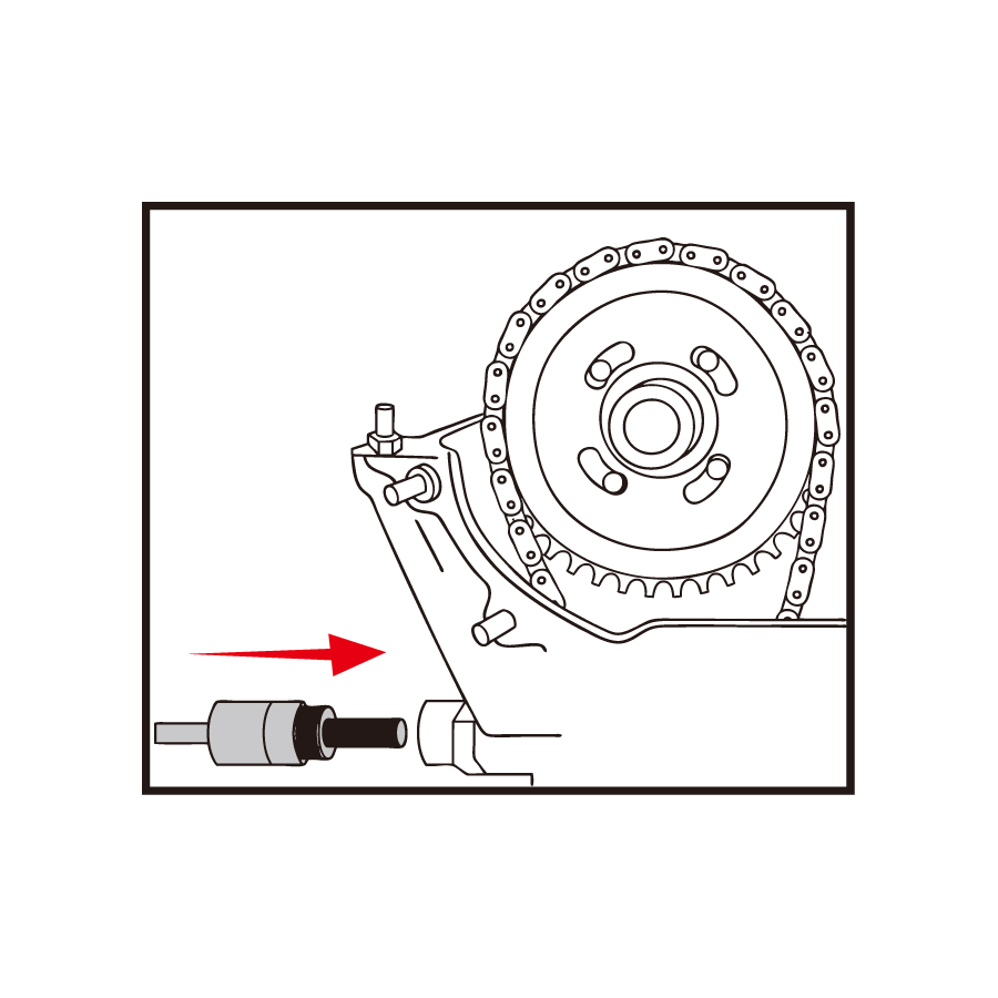 KING TONY Profi-Werkzeuge - Steuerzeiten-Einstell-Set für Benzinmotoren BMW 9AT1106