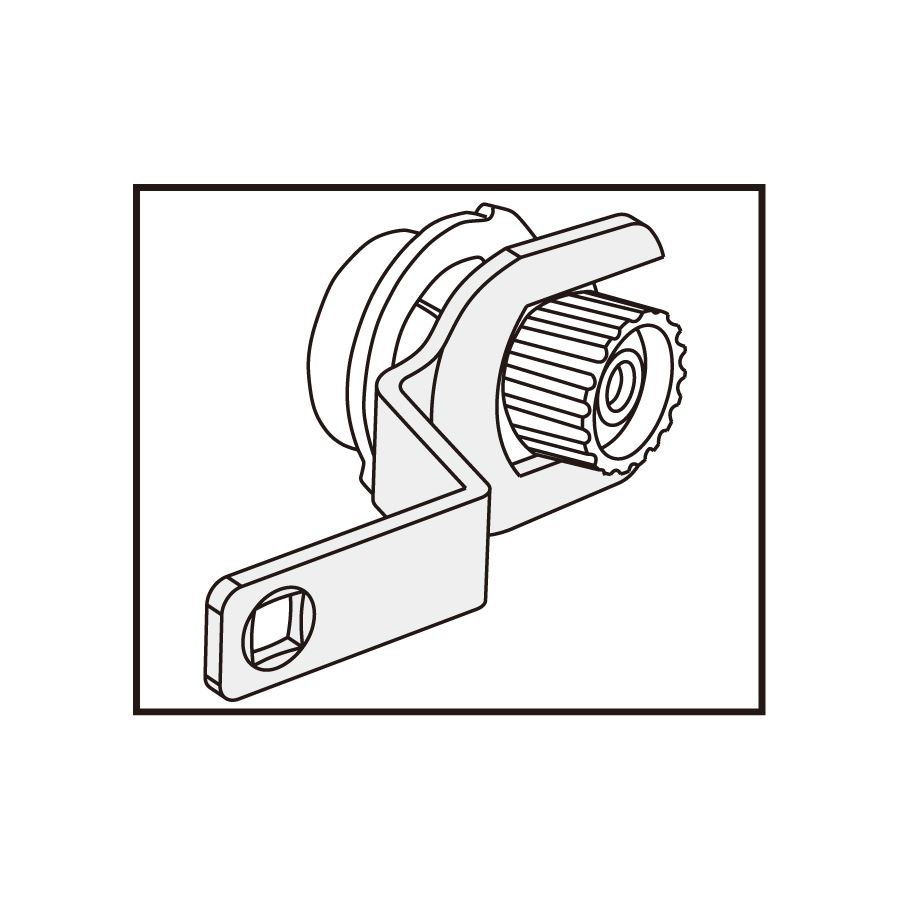 KING TONY Profi-Werkzeuge - Benzinspannungsregler (Riemenspannschlüssel) CHEVROLET/VAUXHALL 9AT1202