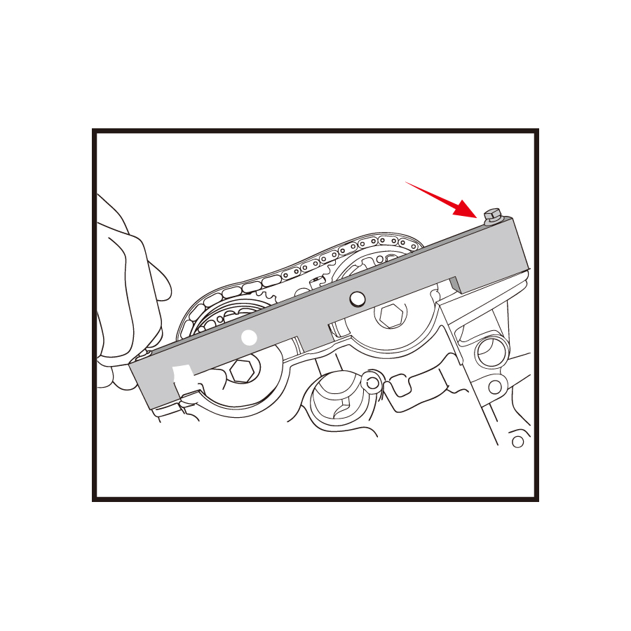 KING TONY Profi-Werkzeuge - Steuerzeiten-Einstellset für Benzinmotoren BMW 9AT1206