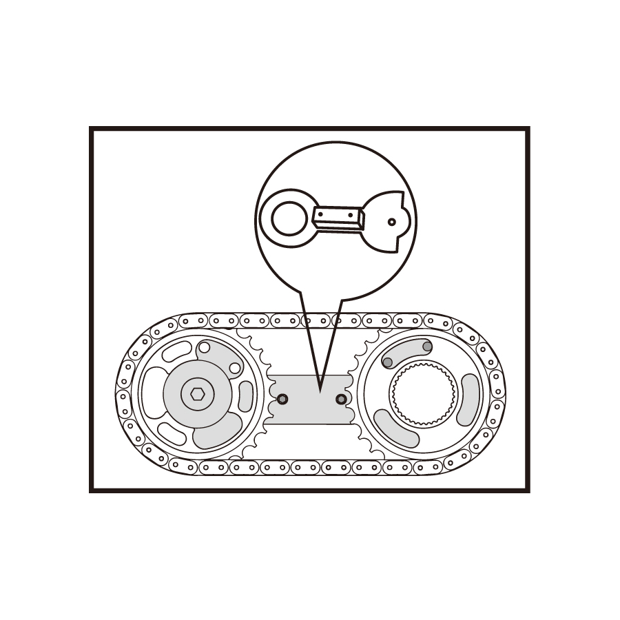KING TONY Profi-Werkzeuge - Steuerzeiten-Einstell-Set für Benzinmotoren BMW 9AT1303