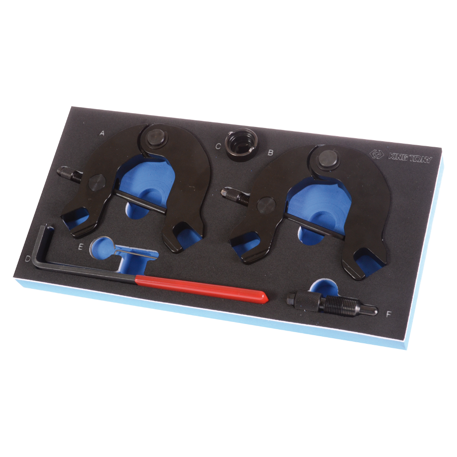 KING TONY Profi-Werkzeuge - Motoreinstell-Werkzeug-Set für Benzinmotoren VOLKSWAGEN GRUPPE 9AT1306